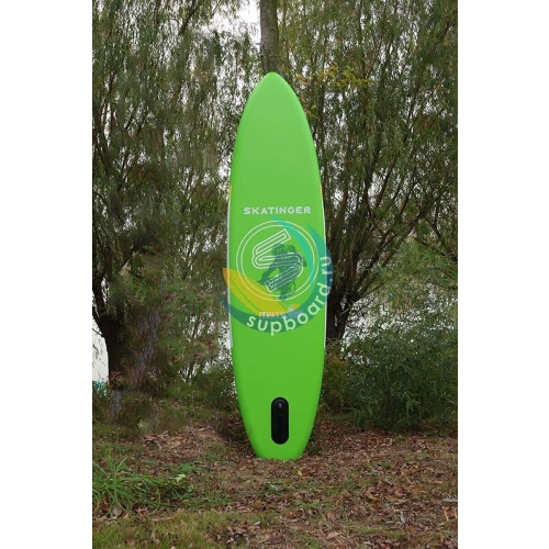 Надувной сап борд с веслом Skatinger Origin Green 11'0