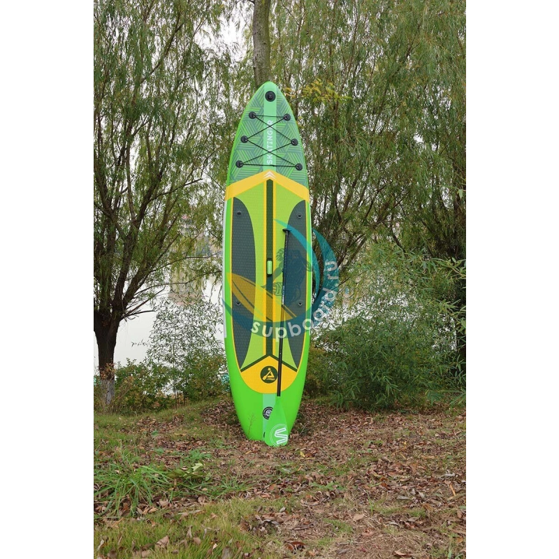 Надувной сап борд с веслом Skatinger Origin Green 11'0