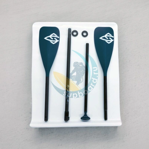 SUP Skatinger Serial Light Blue 11.6 с двухлопастным веслом и сиденьем