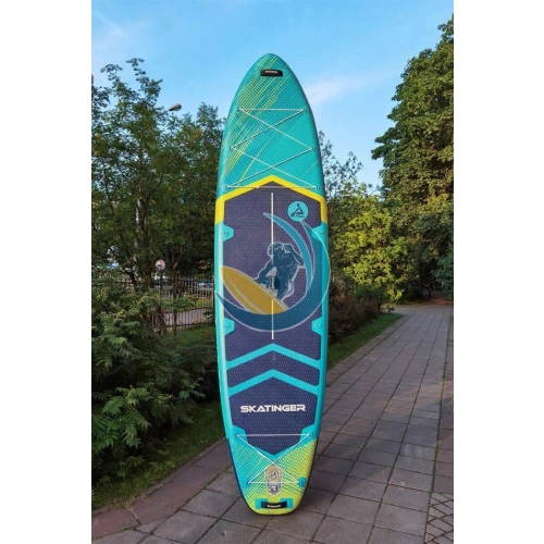 Надувная сап доска Skatinger Serial Green 11'6 с веслом