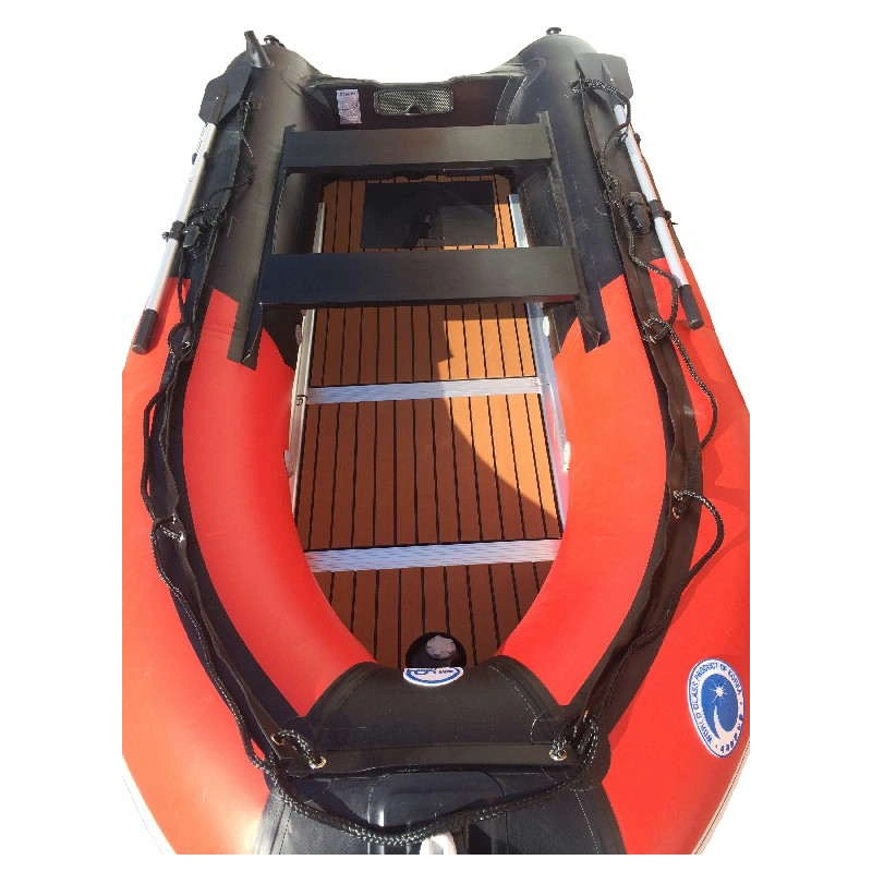 Лодка ПВХ STORMLINE Flexiteek 310 (черно-зеленая/красно-черная) 8249