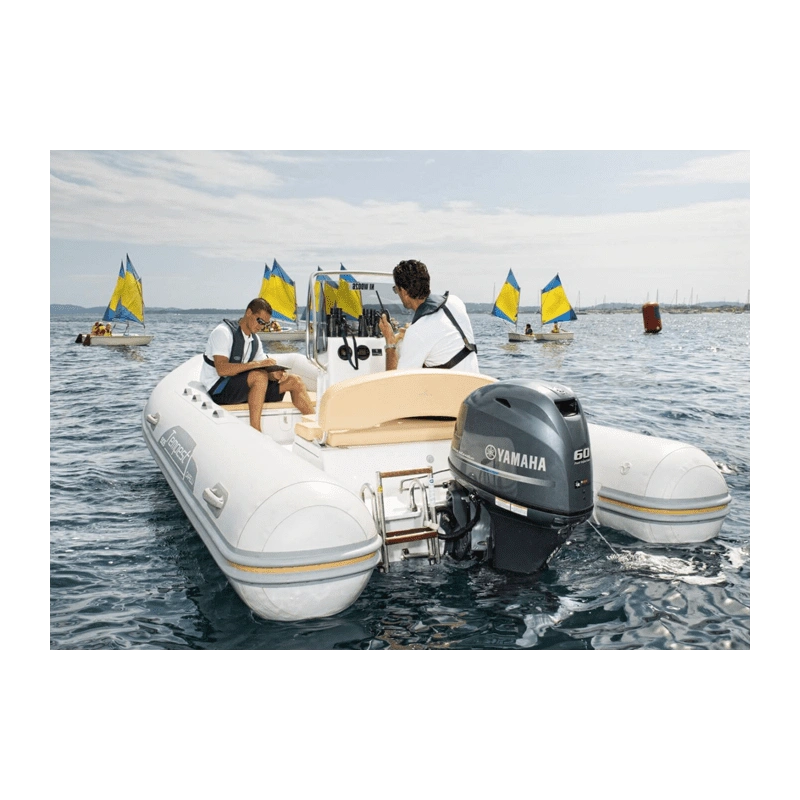 Комплект Алюминиевая лодка (катер) Mikatsu (Микатсу) 475 (Z43) Sport + мотор Yamaha F60FETL