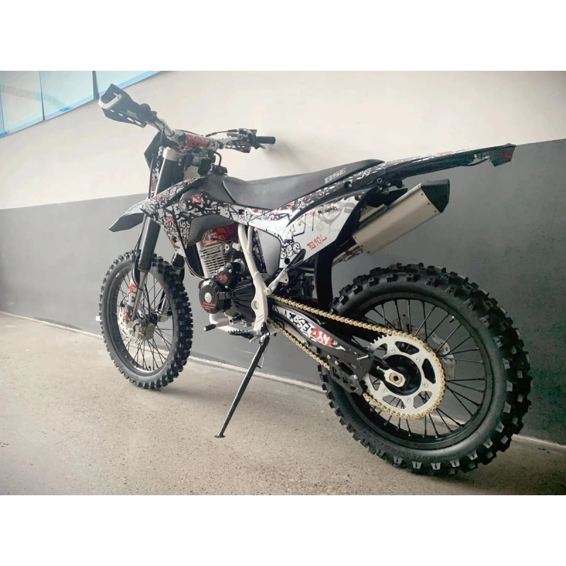 Мотоцикл кроссовый эндуро BSE Z10L Graffiti White (172 FMM) 21/18 2593282