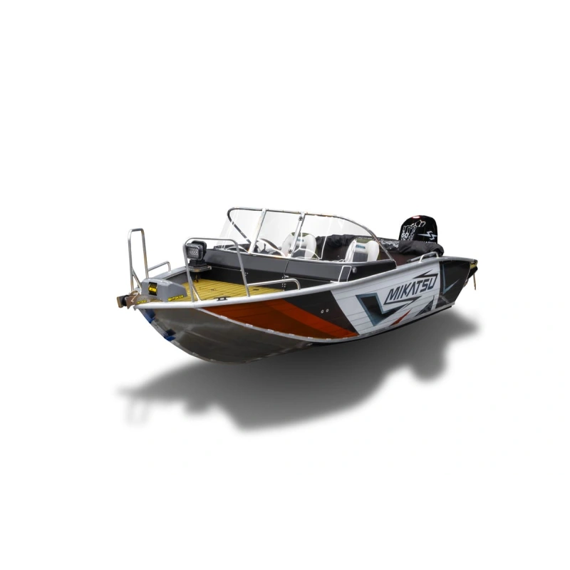 Комплект Алюминиевая лодка (катер) Mikatsu (Микатсу) 475 (Z43) Standard + мотор Yamaha F60FETL