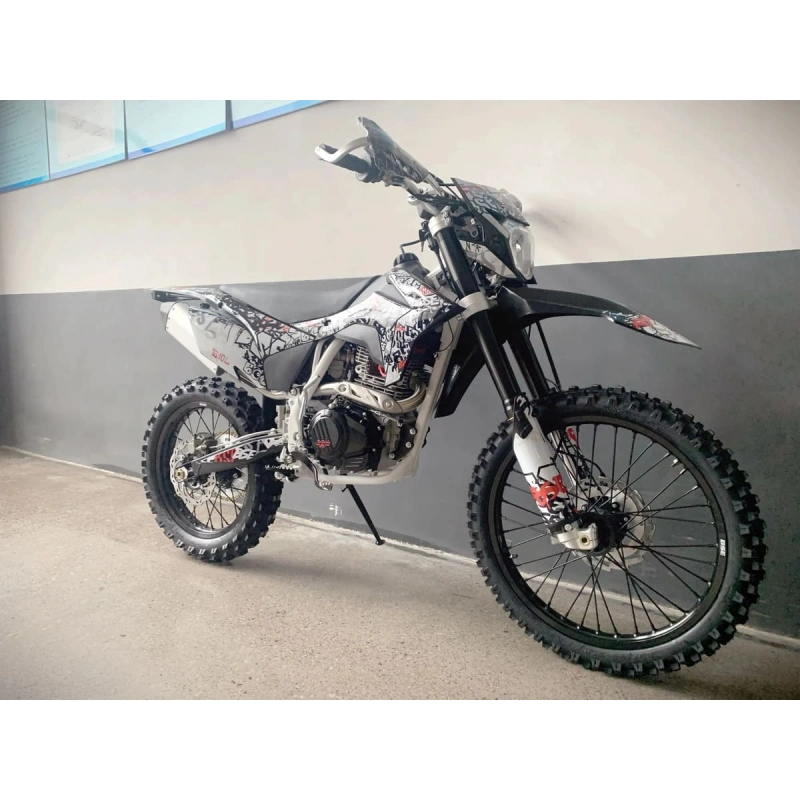 Мотоцикл кроссовый эндуро BSE Z10L Graffiti White (172 FMM) 21/18 2593282