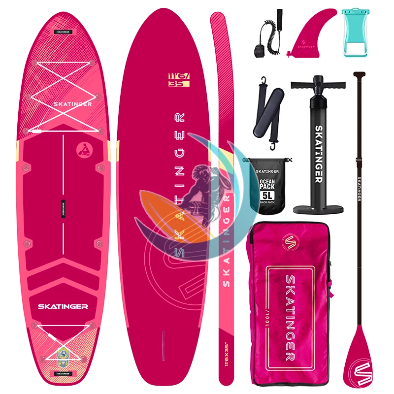 Универсальная сап доска Skatinger Serial Red 11'6 с веслом