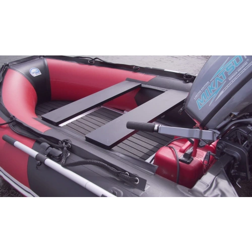 Лодка ПВХ STORMLINE Flexiteek 310 (черно-зеленая/красно-черная) 8249