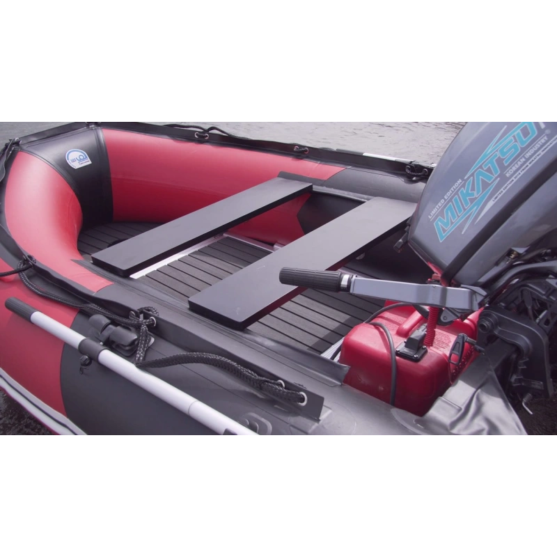 Лодка ПВХ STORMLINE Flexiteek 310 (черно-зеленая/красно-черная) 8249