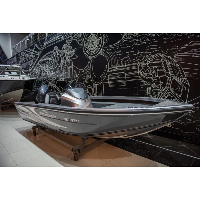 Катер-лодка алюминиевая NORTHSILVER 470 SC