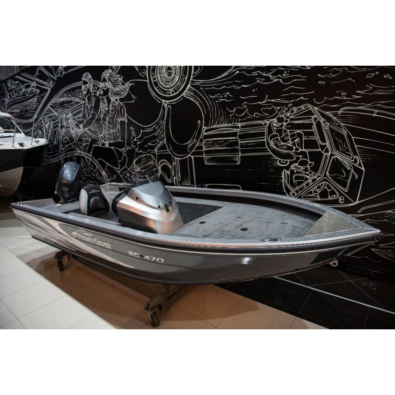 Катер-лодка алюминиевая NORTHSILVER 470 SC