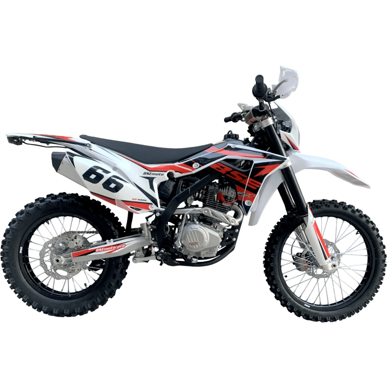 Мотоцикл кроссовый эндуро BSE Z4 Red 66