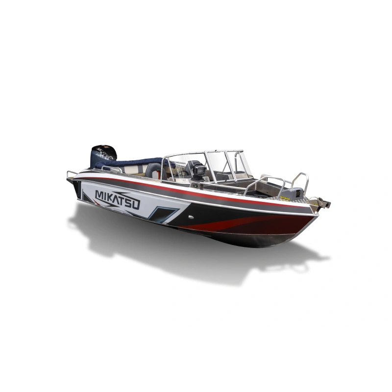 Комплект Алюминиевая лодка (катер) Mikatsu (Микатсу) 590 (Z99) Premium + мотор Hidea HDEF 115 FEL-T EFI