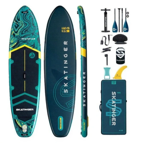 Сап Skatinger Serial Blue 11'6 с двухлопастным веслом и сиденьем