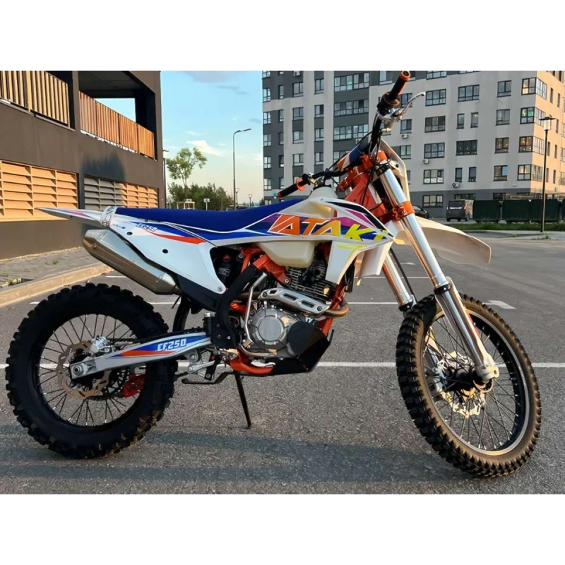Мотоцикл кроссовый эндуро ATAKI EF250R (4T 172FMM - 6 4V) 21/18 (2023 г.) 2589381