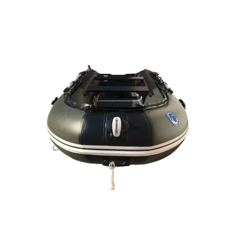 Лодка ПВХ STORMLINE Flexiteek 400 (черно-зеленая/красно-черная) (2024) 8253