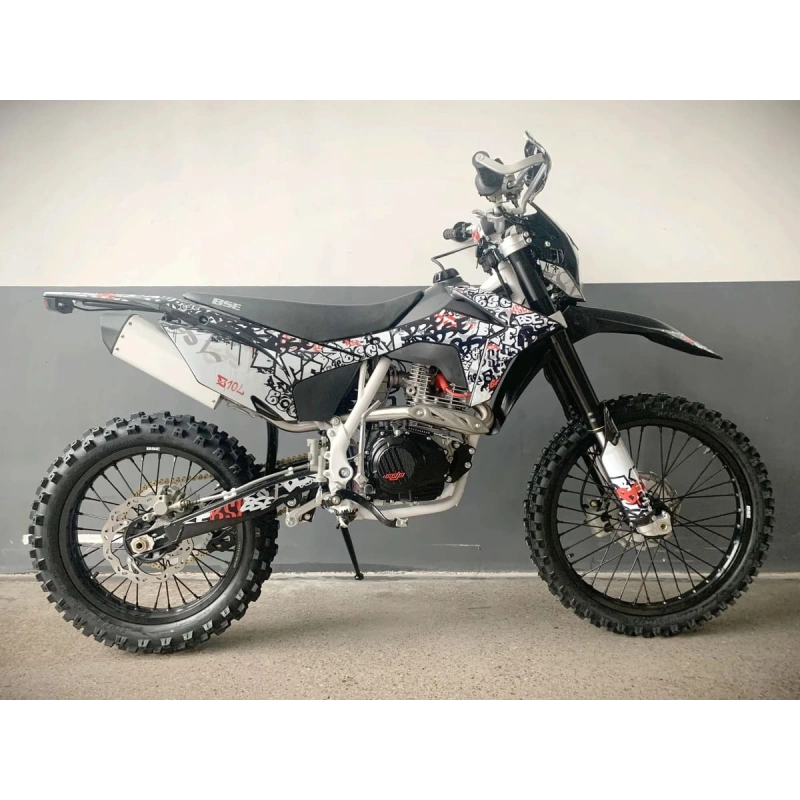 Мотоцикл кроссовый эндуро BSE Z10L Graffiti White (172 FMM) 21/18