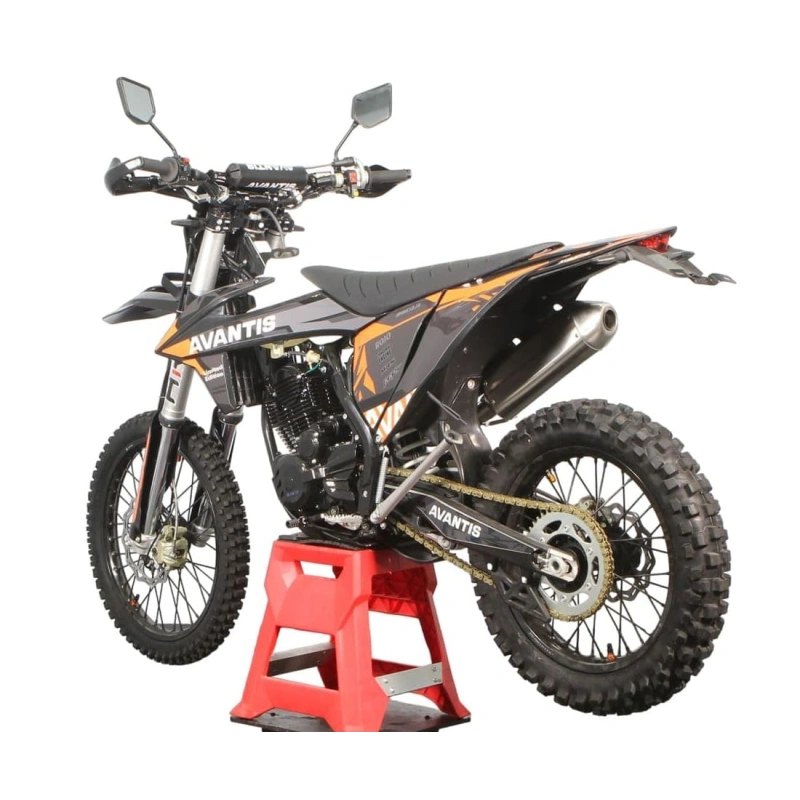 Мотоцикл кроссовый эндуро AVANTIS 250 Carb Nibbi Exclusive (CB250-F/172FMM Design KTM черный) ARS с ПТС