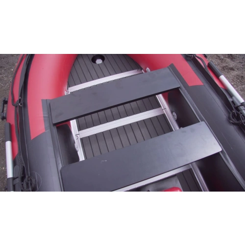 Лодка ПВХ STORMLINE Flexiteek 310 (черно-зеленая/красно-черная) 8249