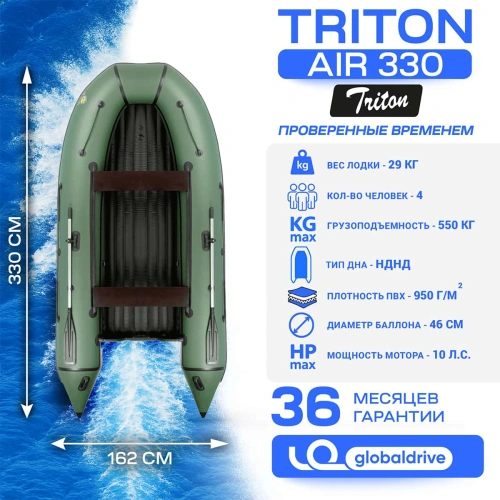 Лодка ПВХ ТРИТОН Air 330 248167