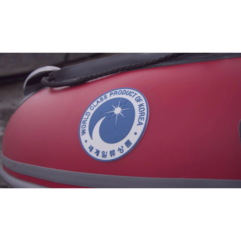 Лодка ПВХ STORMLINE Flexiteek 400 (черно-зеленая/красно-черная) (2024) 8253