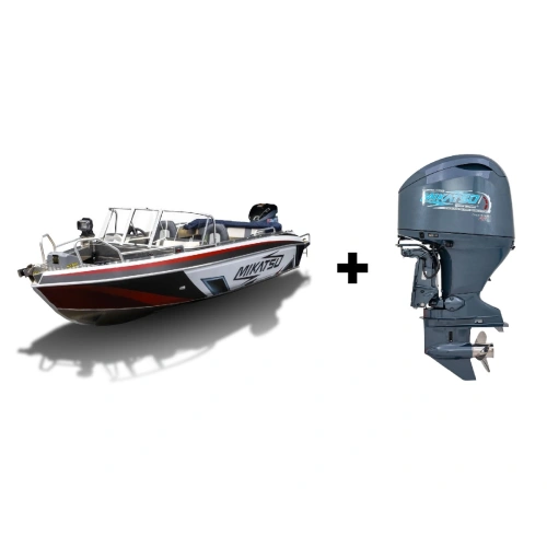 Комплект Алюминиевая лодка (катер) Mikatsu (Микатсу) 590 (Z99) Sport + мотор Mikatsu MF115FEL-T EFI