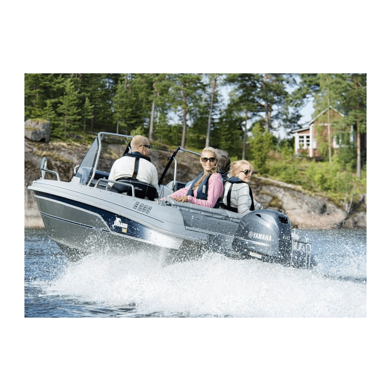 Комплект Алюминиевая лодка (катер) Mikatsu (Микатсу) 475 (Z43) Sport + мотор Yamaha F60FETL