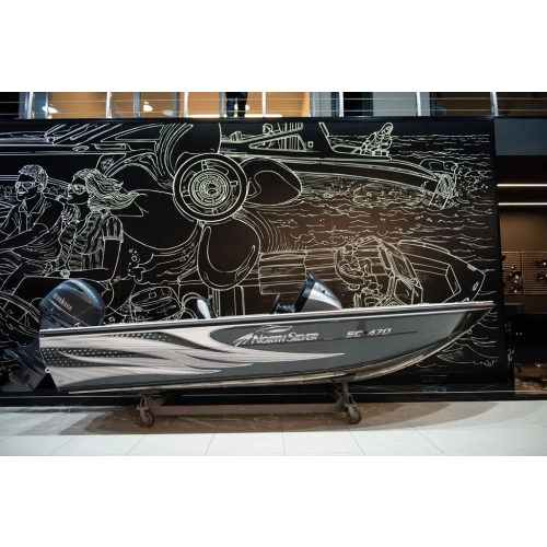 Катер-лодка алюминиевая NORTHSILVER 470 SC 2590806