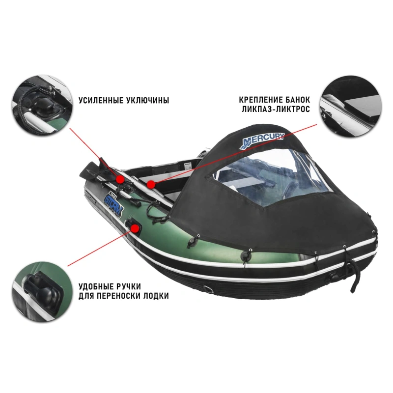 Лодка ПВХ STORMLINE Adventure Extra 310 (2024) 8166