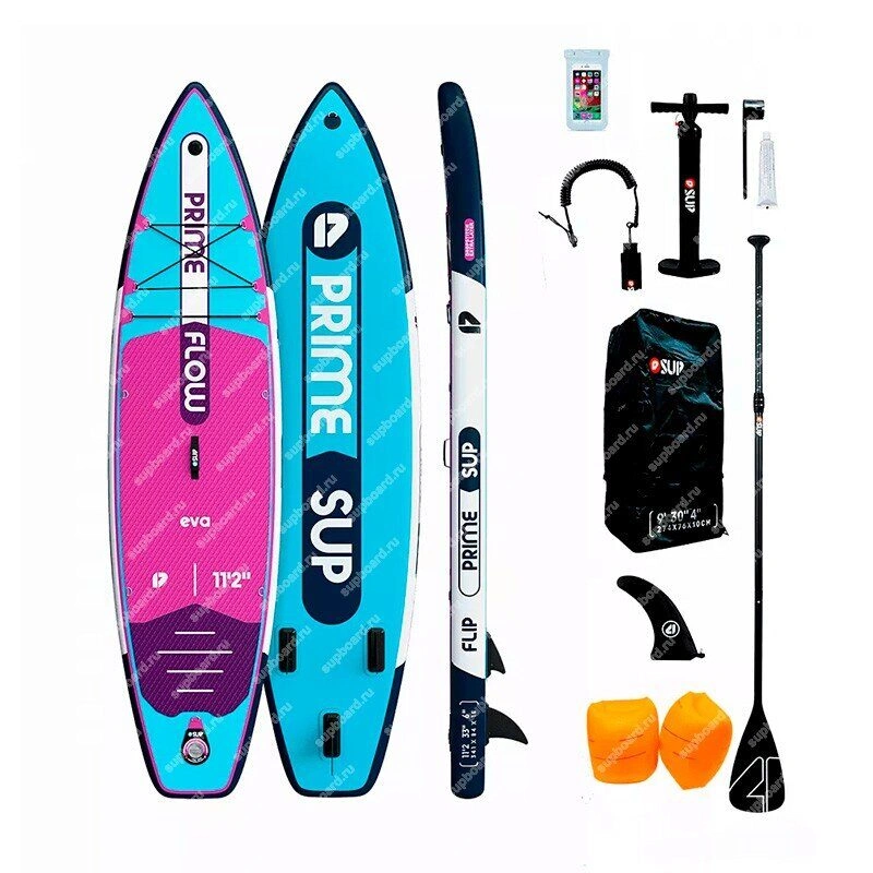 Сап с веслом Prime Sup 11.2 Flow Light blue