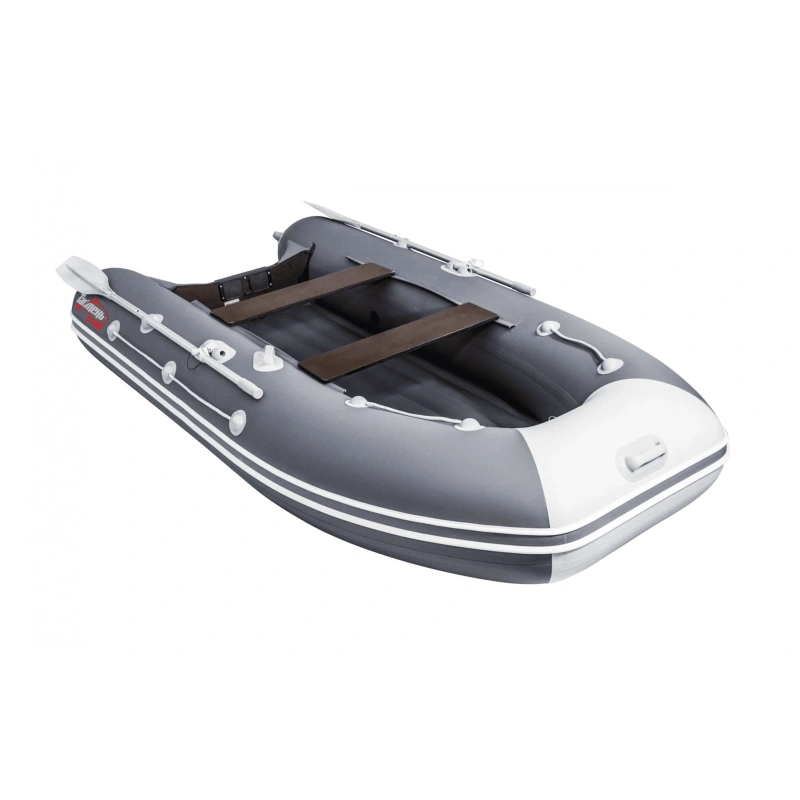 Лодка ПВХ ТАЙМЕНЬ LX 3400 НДНД + 2х-тактный лодочный мотор GOLFSTREAM T 15 BMS