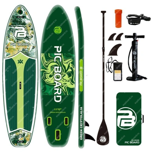 Надувной сап Pic Board Fantasy Green 11.6
