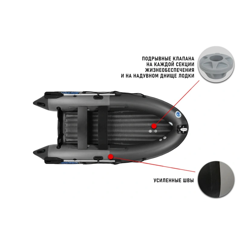 Лодка ПВХ STORMLINE Air Cruiser 340 (2024) 8206