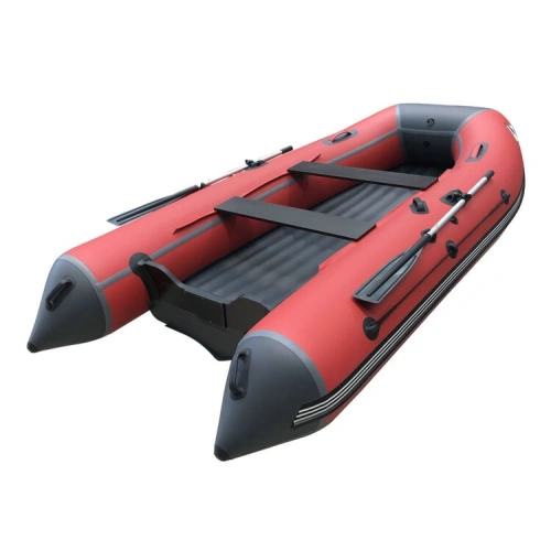 Лодка ПВХ ORCA 340 НДНД красный/темно-серый
