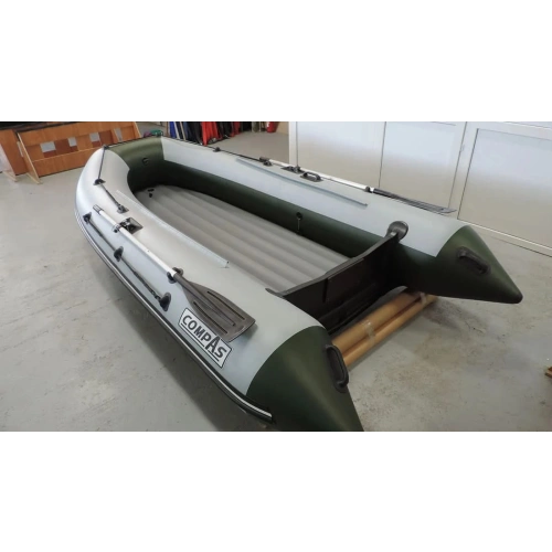 Лодка ПВХ COMPAS 380S + 2х-тактный лодочный мотор HDX T 30 FWS 2584077