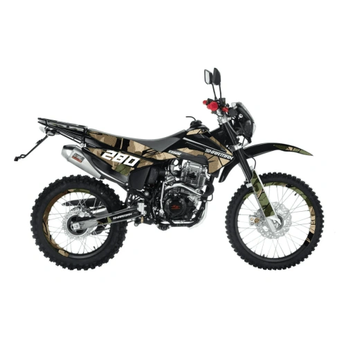 Мотоцикл кроссовый эндуро SHARMAX Sport 280 V23 (камуфляж)