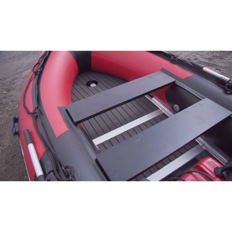 Лодка ПВХ STORMLINE Flexiteek 310 (черно-зеленая/красно-черная) 8249