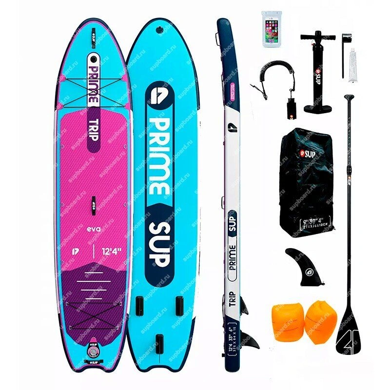 Надувной сап борд Prime Sup 12.4 Trip Light Blue