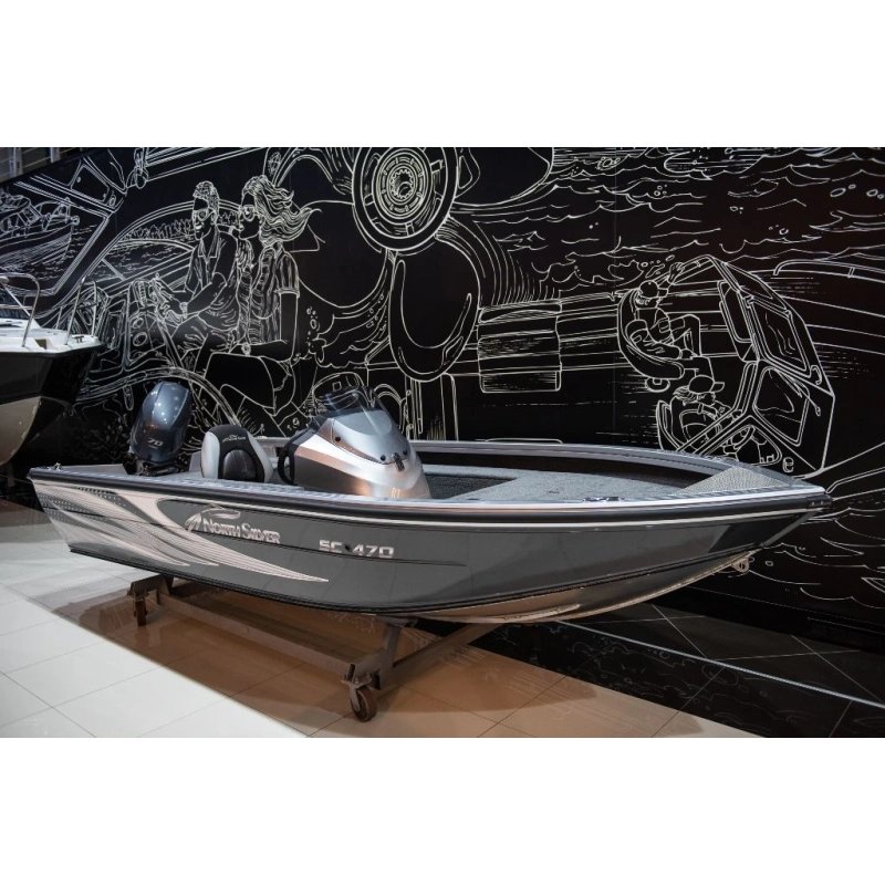 Катер-лодка алюминиевая NORTHSILVER 470 SC