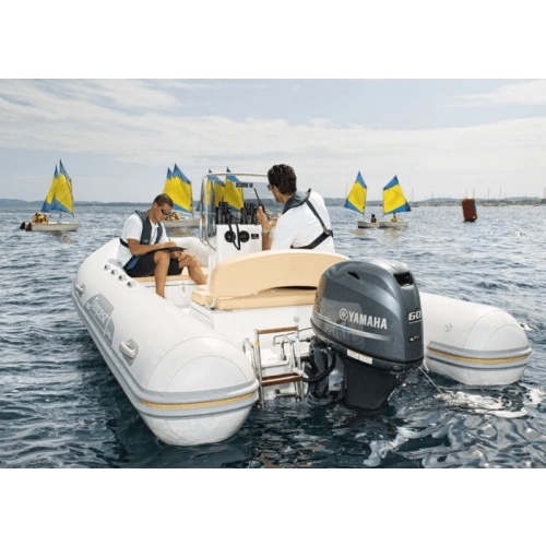 Комплект Алюминиевая лодка (катер) Mikatsu (Микатсу) 475 (Z43) Standard + мотор Yamaha F60FETL